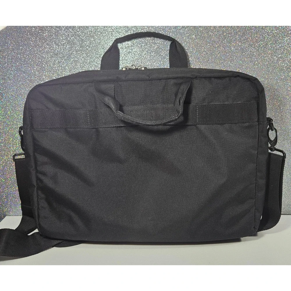 EVERKI Black Laptop Messenger Laptop Bag Briefcase‎ Travel Work Fits 17.3